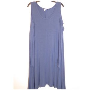 The Vanity Room - Blue Long Sleeve Dress